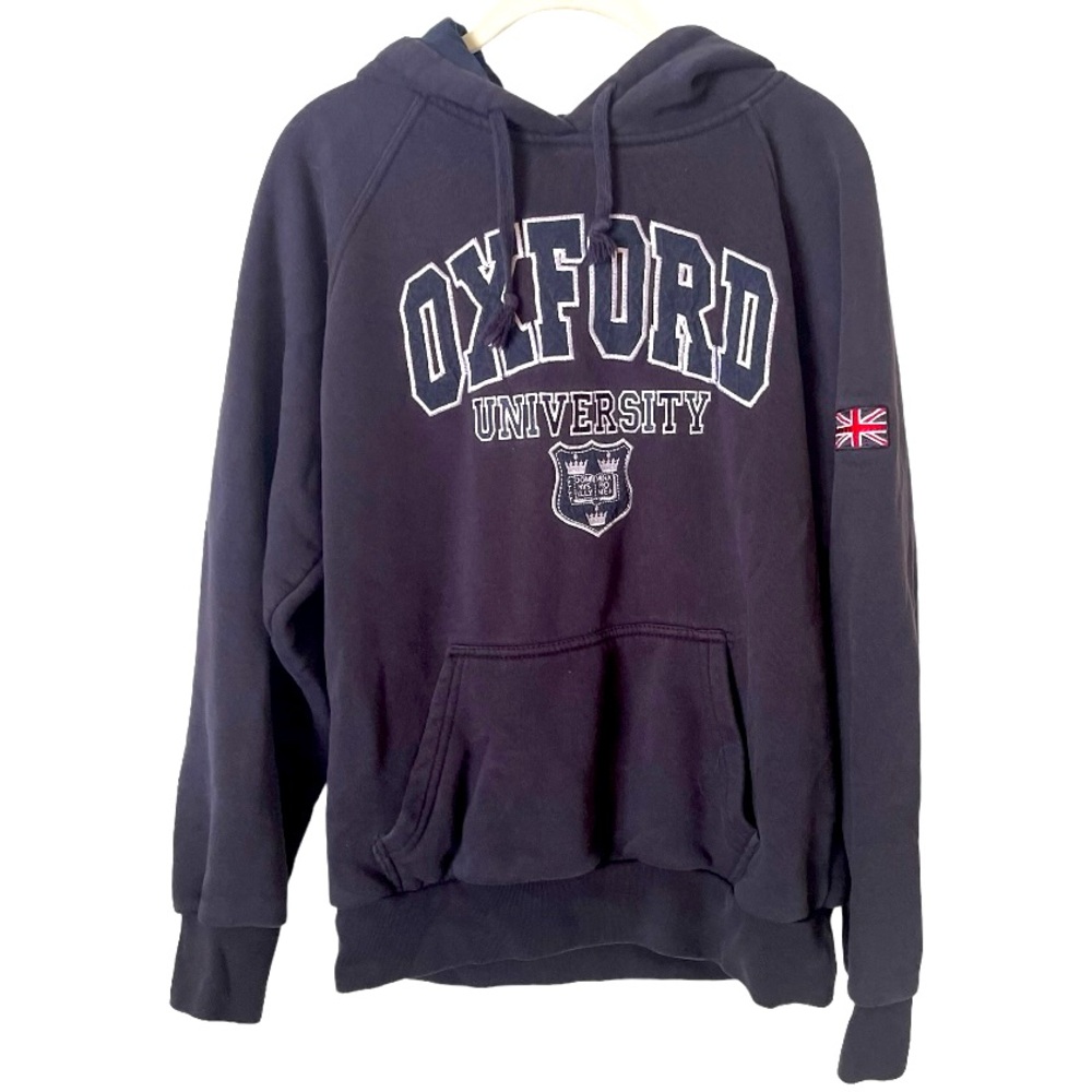 Oxford University Navy Blue Hoodie Sweatshirt‎
